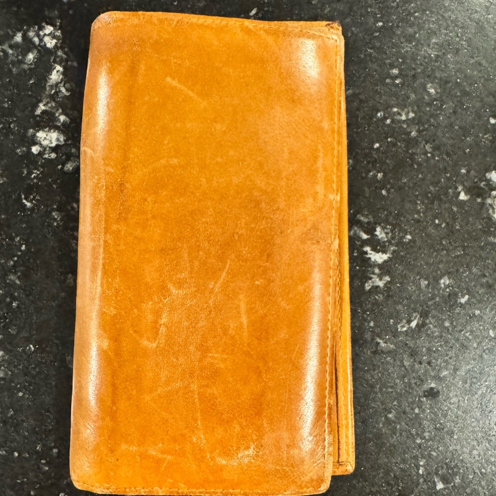 Bosca Golden Tan Leather Accessory